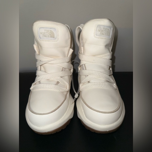 The North Face Women Sz 7 Halseigh ThermoBall Waterproof Leather Platform Boots - Picture 7 of 13